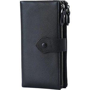 Women Soft Leather RFID Blocking Bifold Slim Wallets Ladies Credit Card Holder